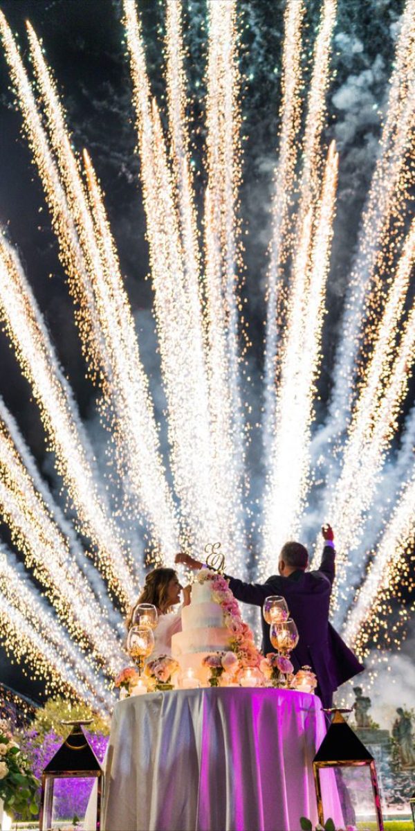 Tendenze matrimonio 2024_ fontane fredde d'artificio