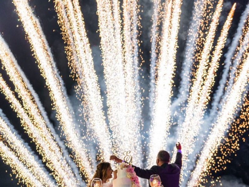 Tendenze matrimonio 2024_ fontane fredde d'artificio